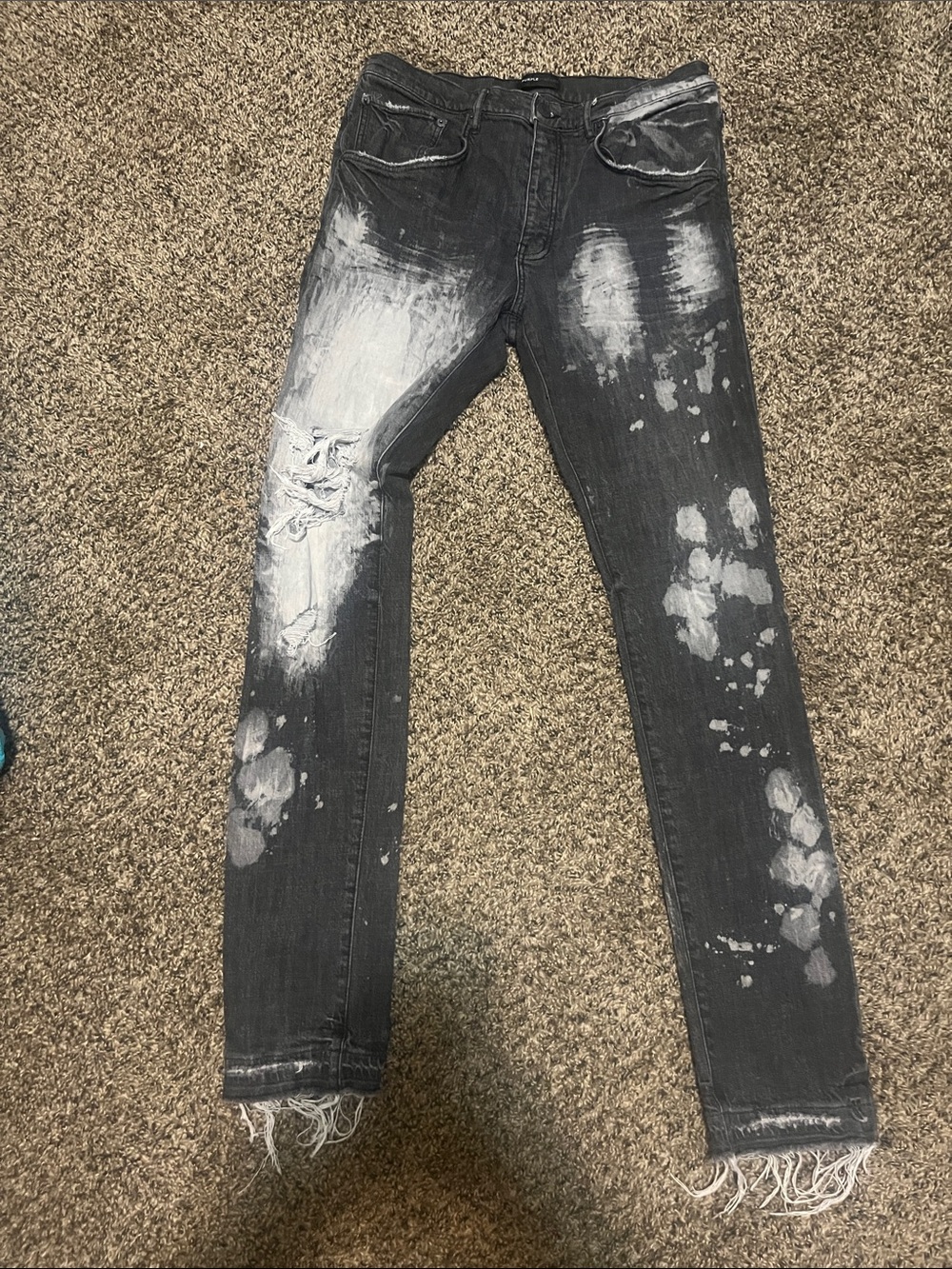 Slim Distressed Black Skinny Jeans